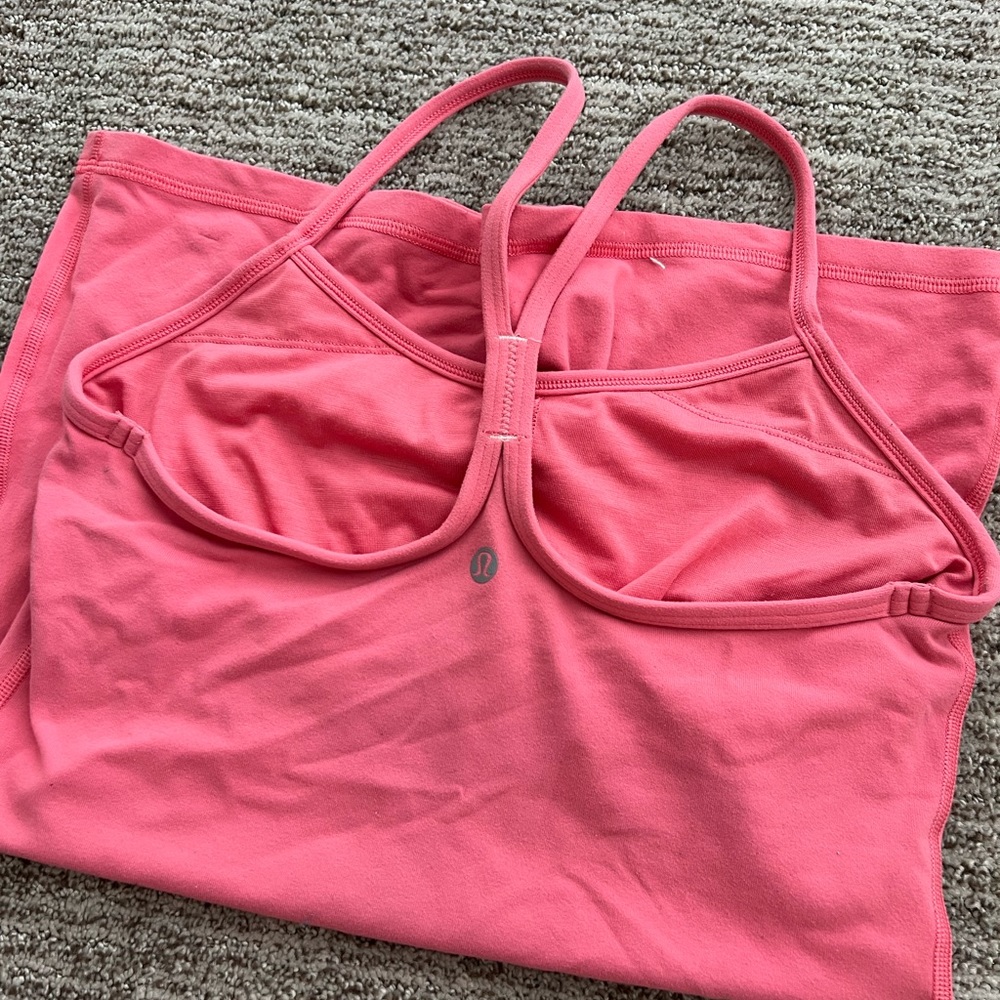Pink lulu tank